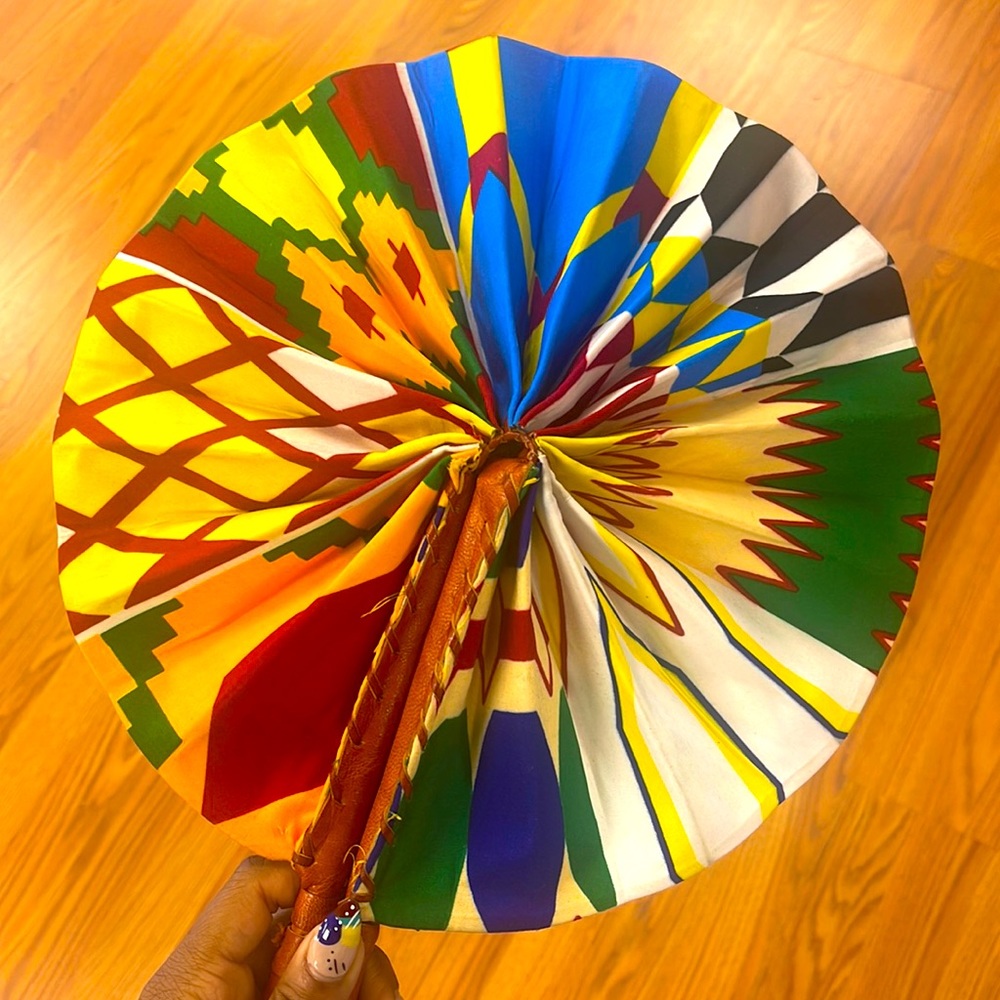 African theme fan